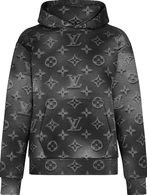 louis vuitton denim zip through hoodie|Sweaters, Sweatshirts & Hoodies for Men .